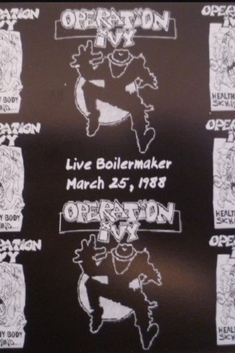 Poster of Operation Ivy - Live at the Boilermaker