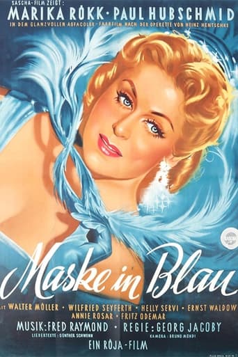 Poster of Mask in Blue