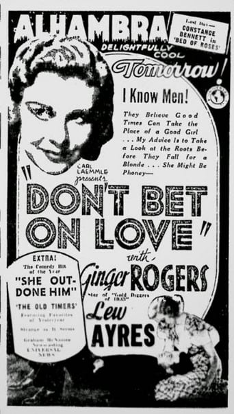 Poster of Don't Bet on Love