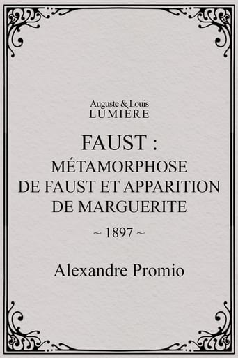 Poster of Faust: Metamorphosis of Faust and Appearance of Marguerite