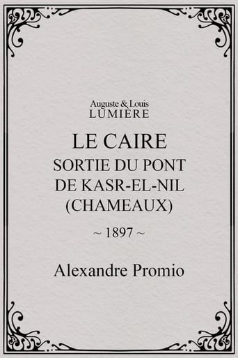 Poster of Le Caire, sortie du pont de Kasr-el-Nil (chameaux)