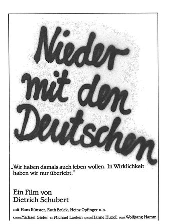 Poster of Nieder mit den Deutschen