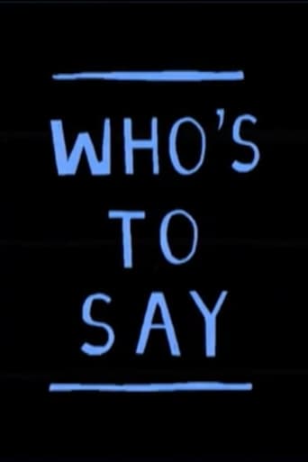 Poster of Who's to say