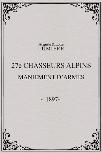 Poster of 27ème chasseurs alpins : maniement d’armes