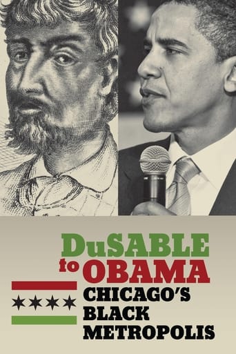 Poster of DuSable to Obama: Chicago's Black Metropolis