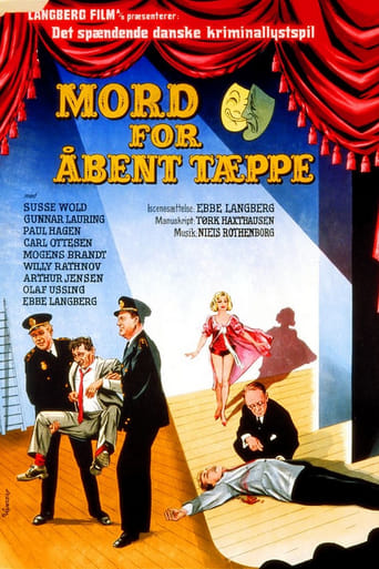 Poster of Mord for åbent tæppe