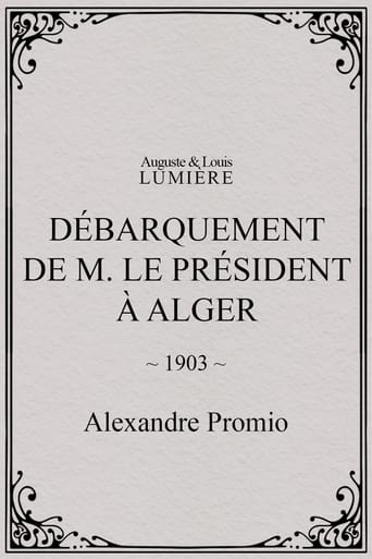 Poster of Débarquement de M. le président à Alger