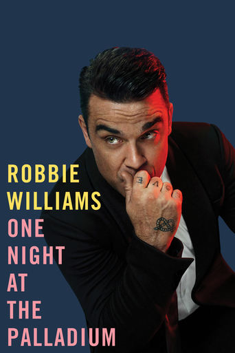 Poster of Robbie Williams - One Night At the Palladium