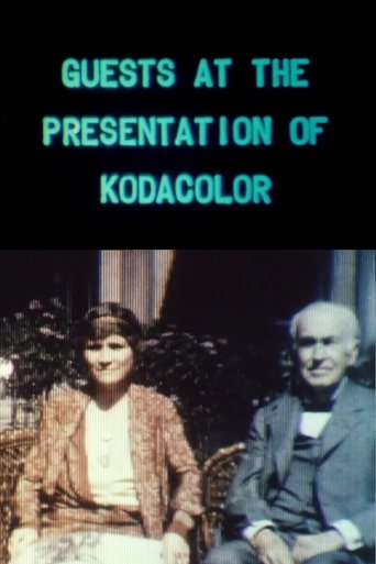 Poster of Guests at the Presentation of Kodacolor at the Home of Mr. George Eastman, Rochester, N.Y.