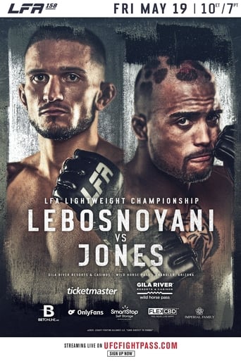 Poster of LFA 158: Jones vs. Lebosnoyani