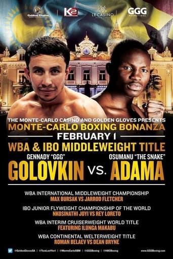 Poster of Gennady Golovkin vs. Osumanu Adama