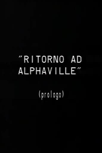 Poster of Prologo a Ritorno ad Alphaville