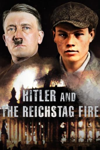 Poster of Hitler and the Reichstag Fire