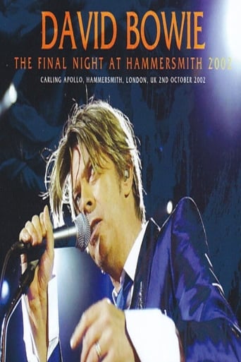 Poster of David Bowie - Live at Hammersmith Studios in London