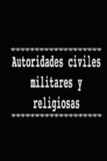 Poster of Autoridades civiles militares y religiosas