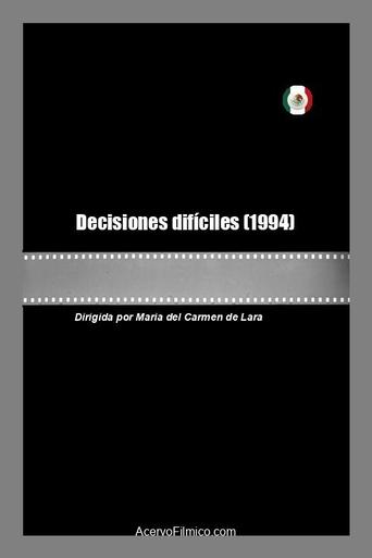 Poster of Decisiones difíciles