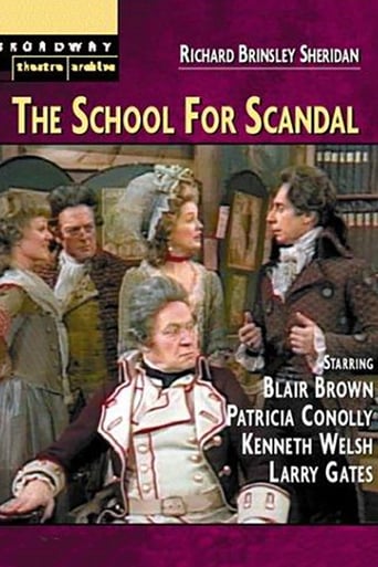 Poster of The School for Scandal