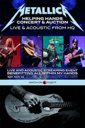 Poster of Metallica Helping Hands Concert & Auction: Live & Acoustic From HQ