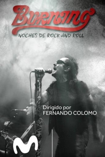 Poster of Burning. Noches de rock and roll