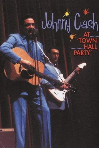 Poster of Johnny Cash at Town Hall Party 1958-1959