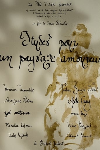 Poster of Etudes pour un paysage amoureux