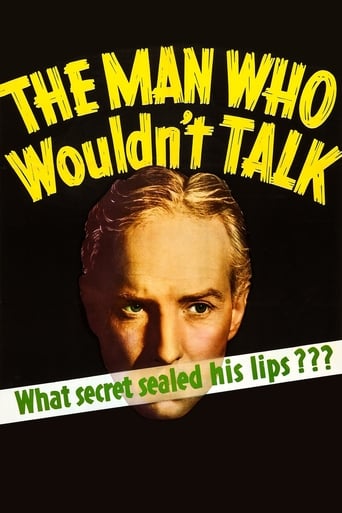 Poster of The Man Who Wouldn't Talk