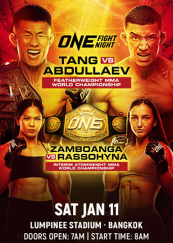 Poster of ONE Fight Night 27: Tang vs. Abdullaev