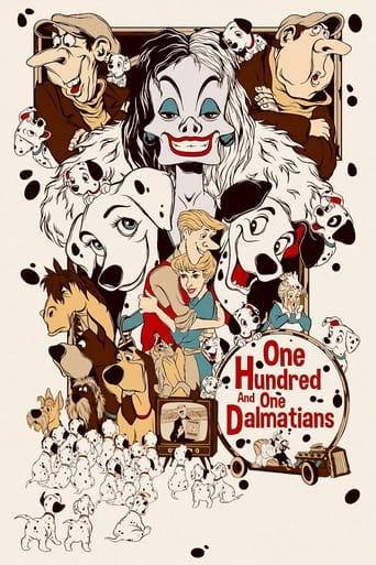 Poster of One Hundred and One Dalmatians