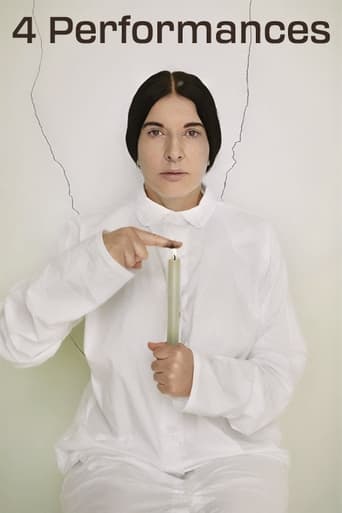 Poster of 4 Performances by Marina Abramovic 1975-1976