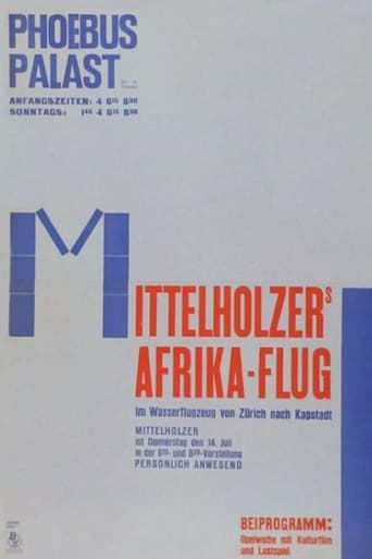 Poster of Mittelholzers Afrikaflug