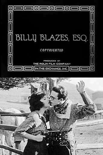 Poster of Billy Blazes, Esq.