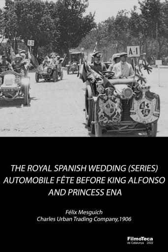 Poster of Automobile Fête Before King Alfonso and Princess Ena