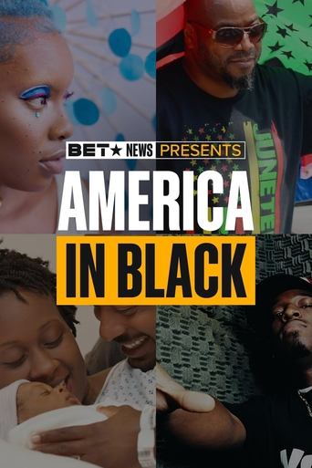 America in Black Poster of America in Black