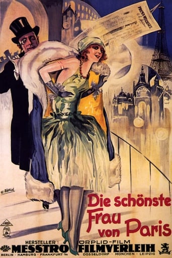 Poster of Die schönste Frau von Paris