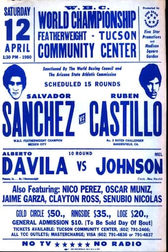 Poster of Salvador Sanchez vs. Ruben Castillo