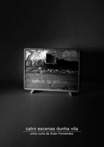 Poster of four scenes from a village