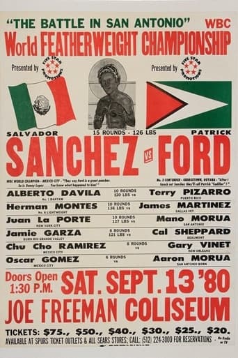 Poster of Salvador Sanchez vs. Patrick Ford