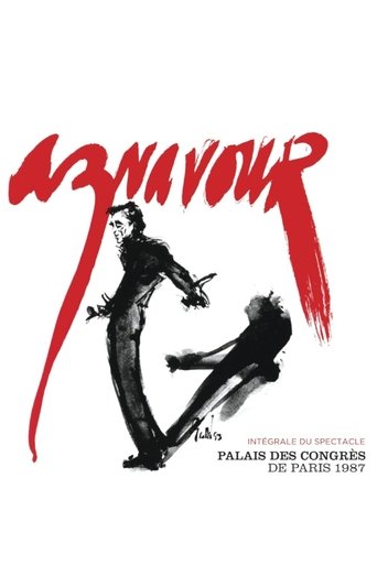 Poster of aznavour palais des congres de paris 1987