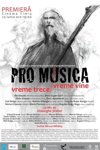 Poster of Pro Musica. Time Comes. Time Goes.