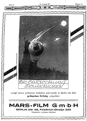 Poster of The Discovery of Germany by the Martians