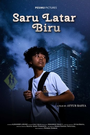 Poster of Saru Latar Biru