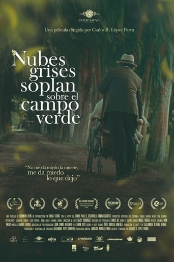 Poster of Nubes grises soplan sobre el campo verde