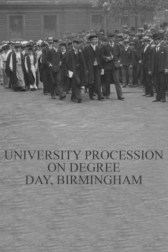 Poster of University Procession on Degree Day, Birmingham