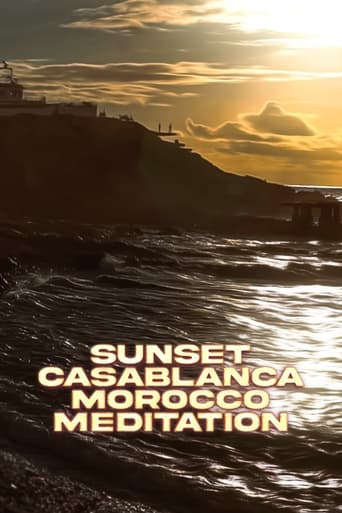 Poster of Sunset Casablanca Morocco Meditation