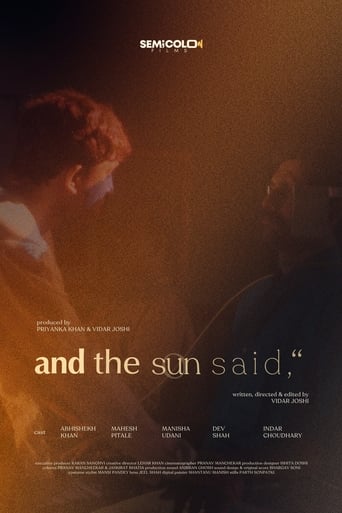 Poster of and the sun said