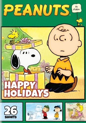 Poster of Peanuts by Shulz Happy Holidays