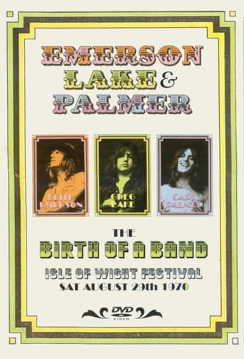 Poster of Emerson, Lake & Palmer: The Birth of a Band, Isle of Wight Festival 1970