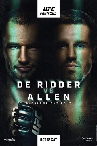 Poster of UFC Fight Night 262: de Ridder vs. Allen