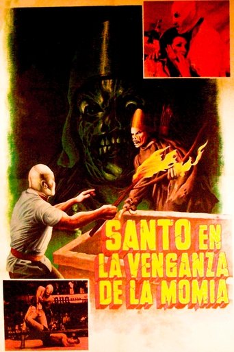 Poster of Santo in the Vengeance of the Mummy