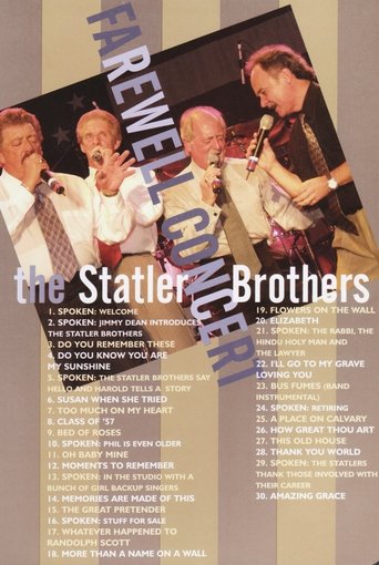 Poster of The Statler Brothers Farewell Concert